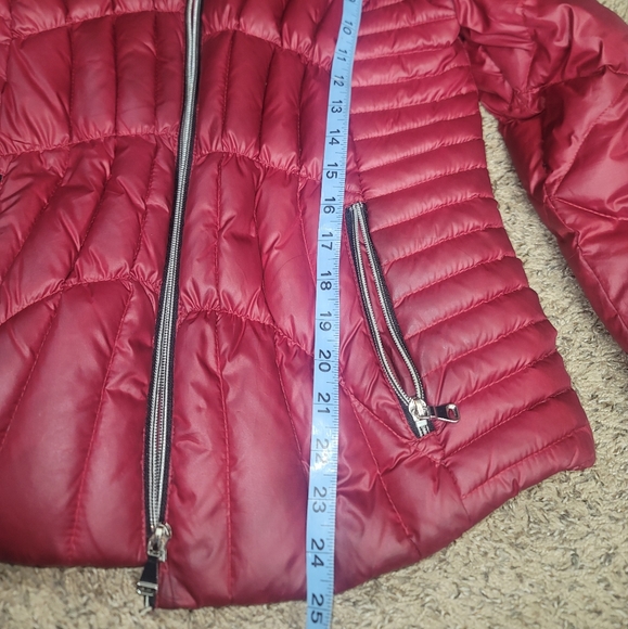 Black Rivet  Puffer Jacket good condition color cherry - Picture 6 of 9